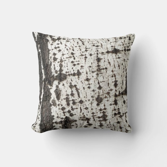 Cojín Decorativo Birch bark tree (Anverso)