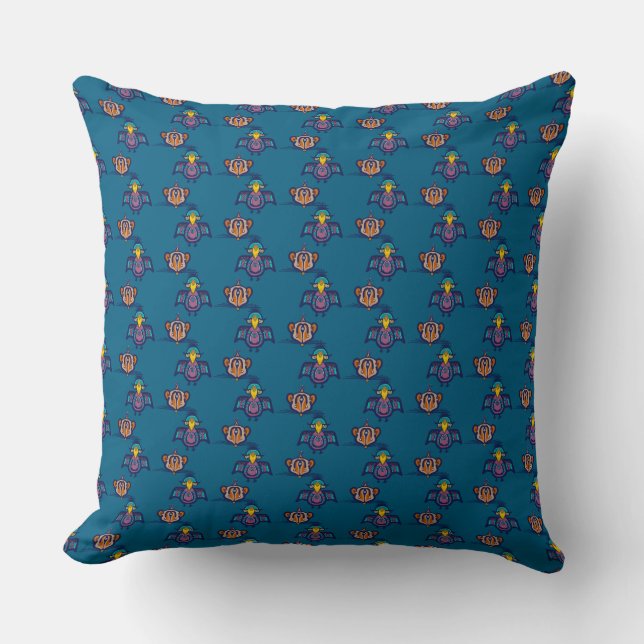 Cojín Decorativo Bird & Mouse Throw Pillow (Anverso)