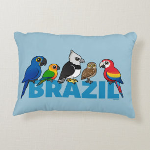 Cojín Decorativo Birdorable el Brasil