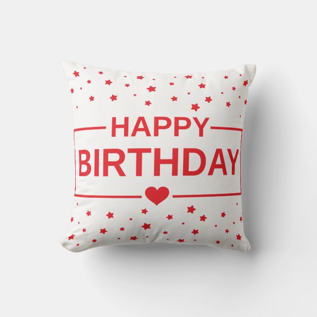 Cojín Decorativo Birthday Wishes Pillow (Anverso)