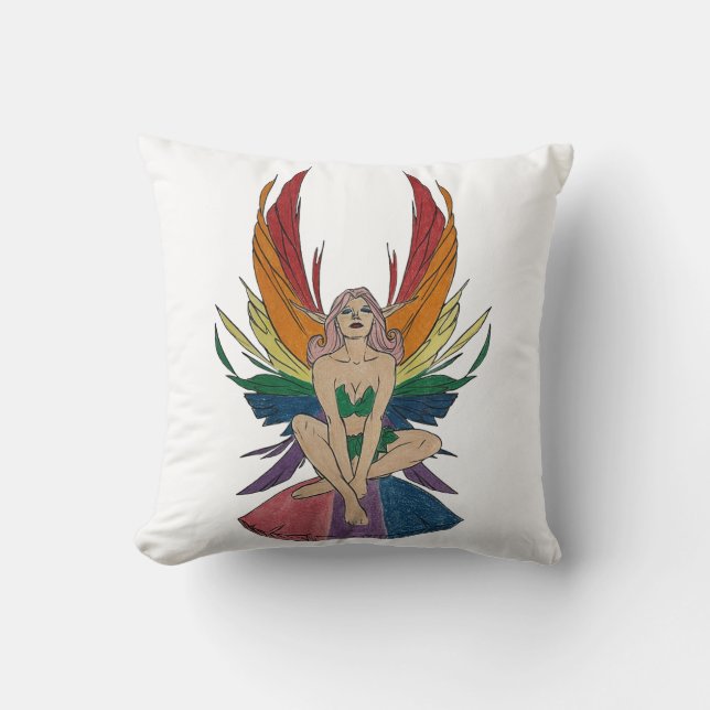 Cojín Decorativo Bisexual Faerie (Anverso)