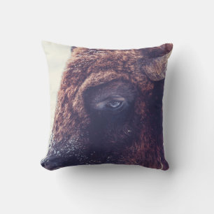 COJÍN DECORATIVO BISON EN EL INVIERNO
