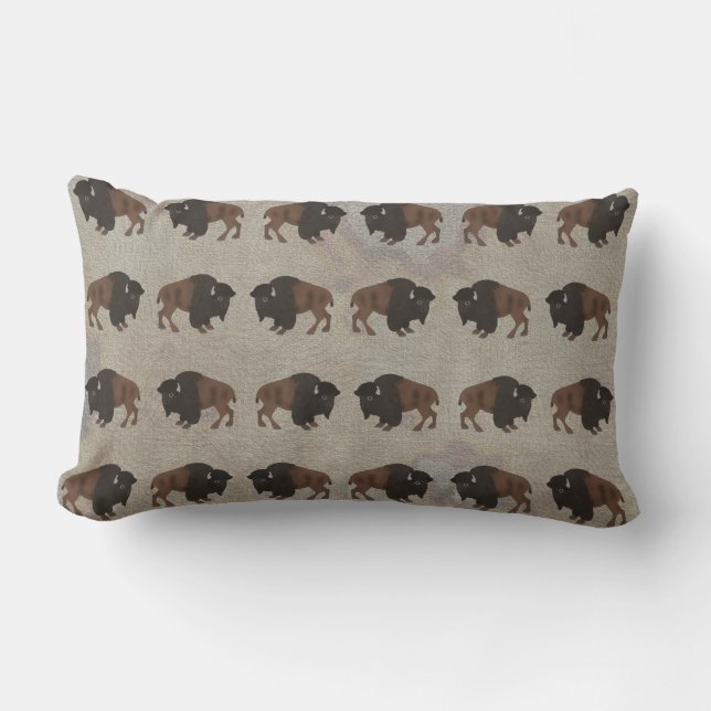 Cojín decorativo Bison Lumbar (Anverso)