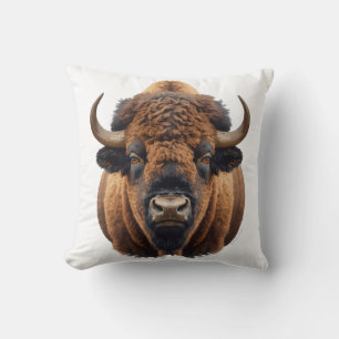 Cojín Decorativo Bisonte / Búfalo