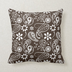 Cojín Decorativo Bistre Brown Paisley