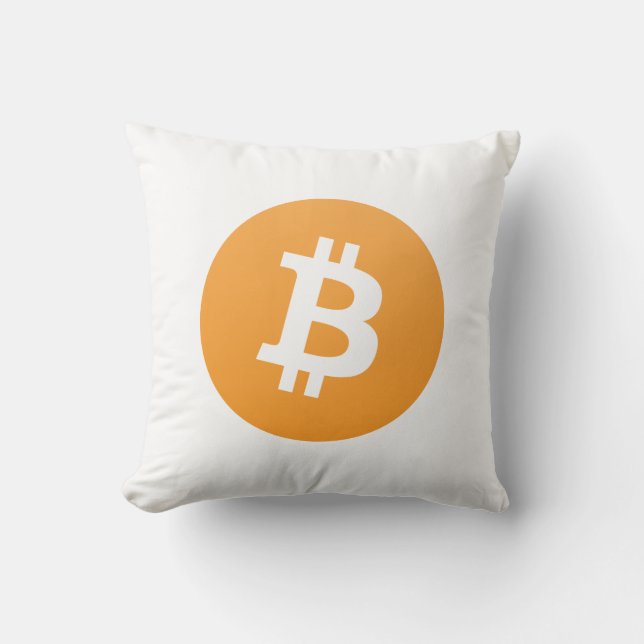 Cojín Decorativo Bitcoin (Anverso)