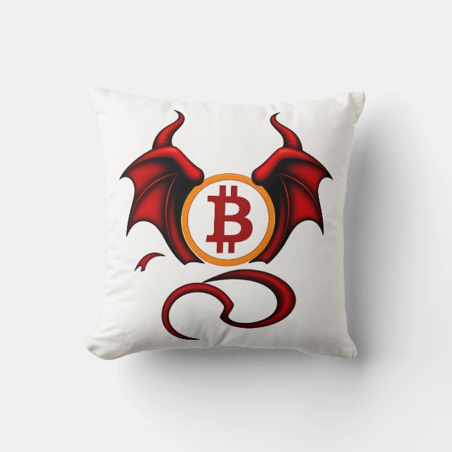 Cojín Decorativo Bitcoin Teufel (Anverso)