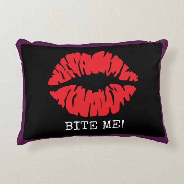 Cojín Decorativo Bite Me Accent Pillow (Anverso)