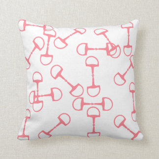 Cojín Decorativo Bits de caballos rosados