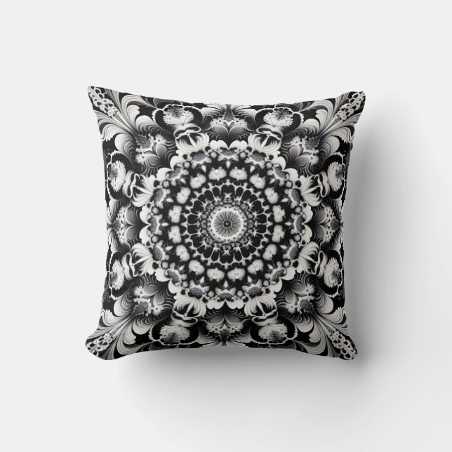 Cojín Decorativo Black and White Bliss (Anverso)