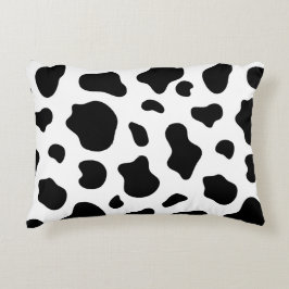 Cojín Decorativo Black and White Cow Print Pillow Decorative Farmho
