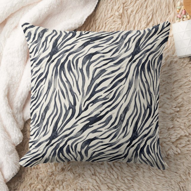 Cojín Decorativo Black and White Zebra Print Pattern (Manta)