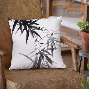 Cojín Decorativo Black Bamboo Twig