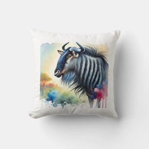 Cojín Decorativo Black Bearded Blue Wildebeest 290824AREF129 - Wate