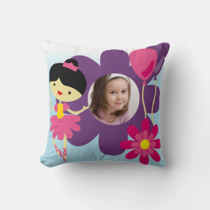Cojín Decorativo Black Hair Ballerina Pillow