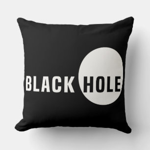 Cojín Decorativo Black Hole negro