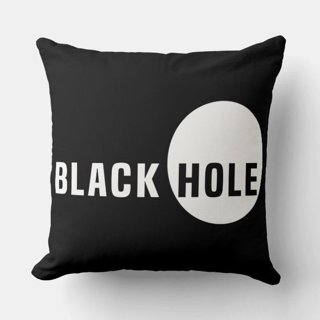 Cojín Decorativo Black Hole negro (Anverso)