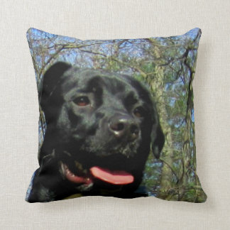 Cojín Decorativo Black Lab Mix Dog