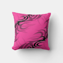 Cojín Decorativo Black on Pink "Smoke" Pillow