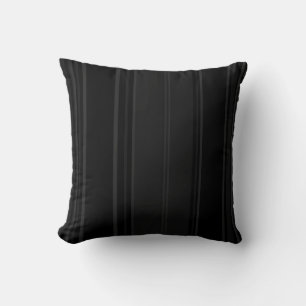 Cojín decorativo Black Retro Stripes