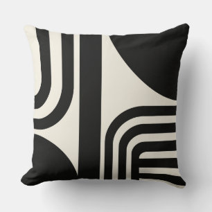 Cojín Decorativo Black Ribbon Geometry II