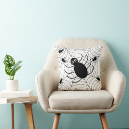 Cojín Decorativo Black Spider Web