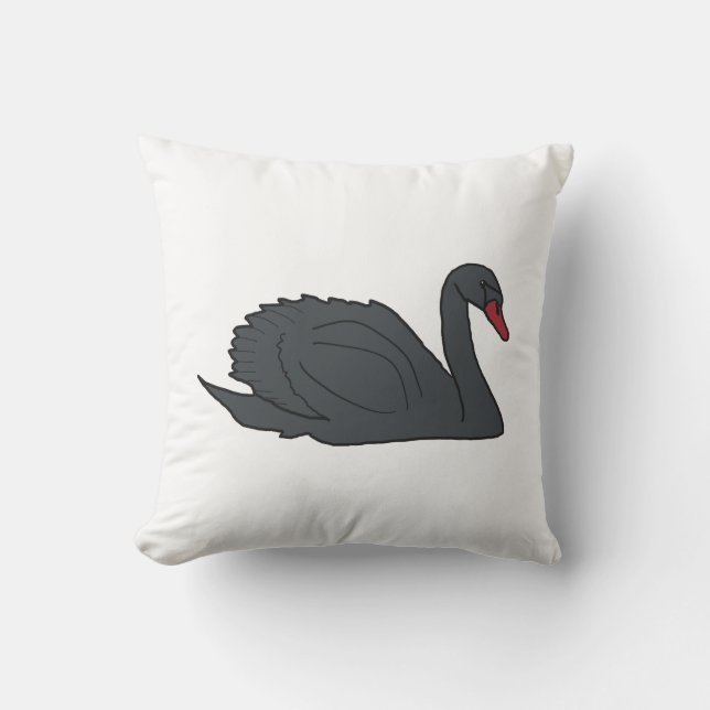 Cojín Decorativo Black Swan (Anverso)