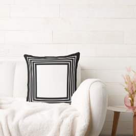 Cojín Decorativo Black & White Geometrical 