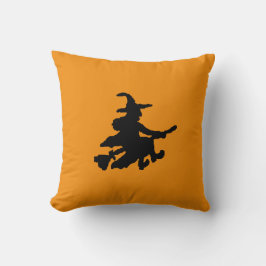 Cojín Decorativo Black Witches on Orange