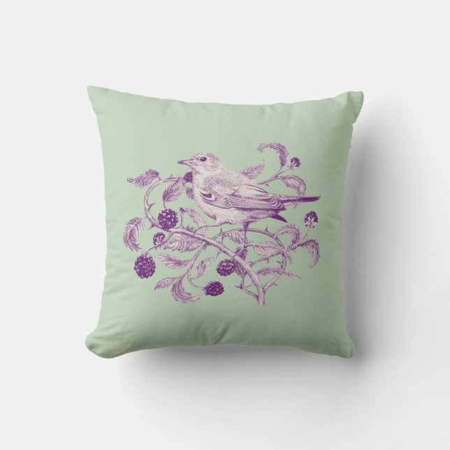 Cojín Decorativo Blackberry Harvest - (Anverso)