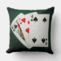 Blackjack 21 punto - Reina, siete, cuatro