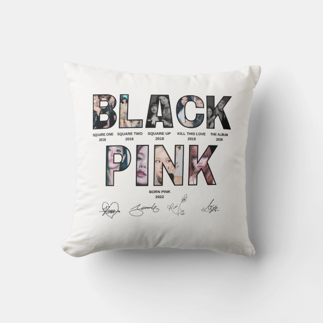 Cojín Decorativo BlackPink (Anverso)