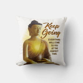 Cojín Decorativo Blanco de la motivación espiritual Inspiradora de 