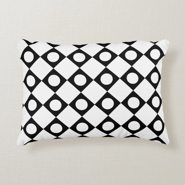 Cojín Decorativo Blanco de Mod Retro 60 (Anverso)