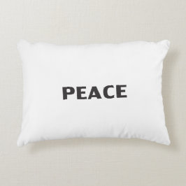 Cojín Decorativo Blanco negro minimalista simple