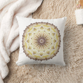 Cojín decorativo blanco Ramadan Mandala