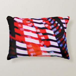 Cojín Decorativo Blanco rojo y azul