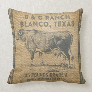Cojín Decorativo Blanco Tejas
