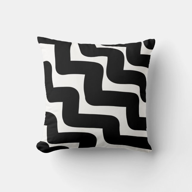 Cojín Decorativo Blanco y negro   (Anverso)