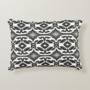 Cojín Decorativo Blanco y Negro