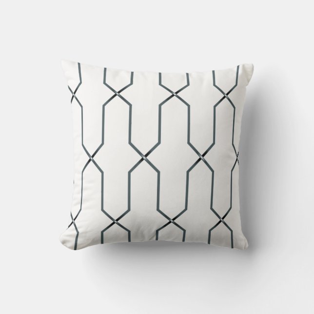 Cojín Decorativo Blanco y negro  (Anverso)