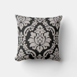 Cojín decorativo blanco y negro