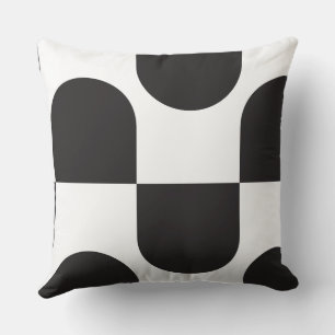 Cojín Decorativo Blanco y negro de Kismet