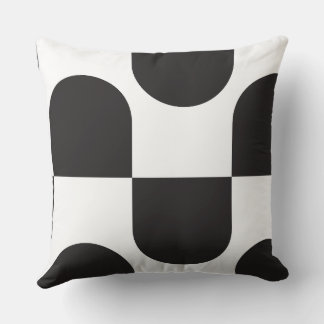 Cojín Decorativo Blanco y negro de Kismet