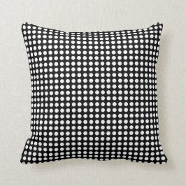 Cojín decorativo blanco y negro del lunar