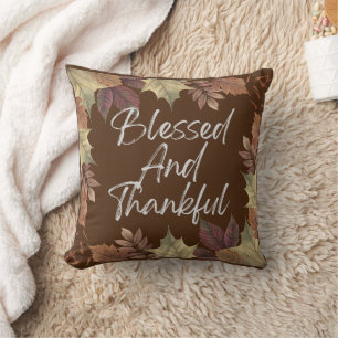 Cojín Decorativo Blessed And Thankful Throw almolow
