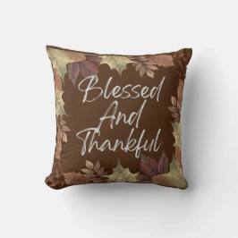 Cojín Decorativo Blessed And Thankful Throw almolow