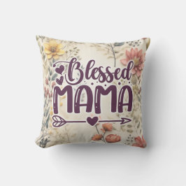 Cojín Decorativo Blessed Mama Garden Floral