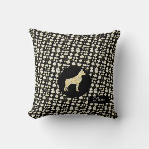COJÍN DECORATIVO BLING DE PERRO DE LA CARCASA