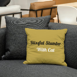 Cojín Decorativo Blissful Slumber Con Cuto Mascota Personalizado De